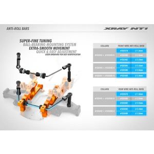 ANTI-ROLL BAR FRONT 1.8 MM, X332479