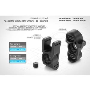 XB8 PB STEERING BLOCK LB - GRAPHITE, X352244-G