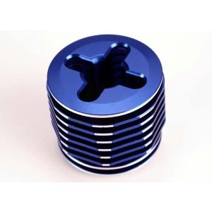 Cooling head, pro (mach. alum.) (blue-anodized), TRX4032