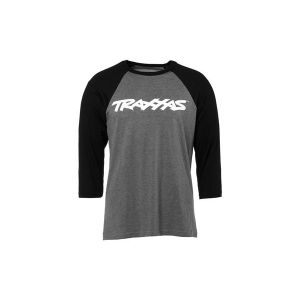 Traxx Raglan Shirt Grey/Black XL, TRX1369-XL