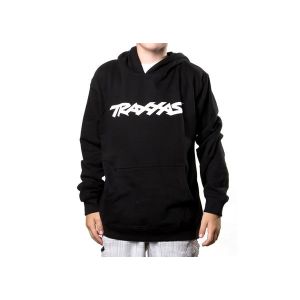 Traxxas Logo Hoodie Black Youth L, TRX1397-L