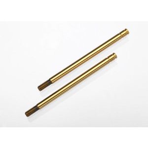 Shock shafts, hardened steel, titanium nitride coated (long), TRX1664T