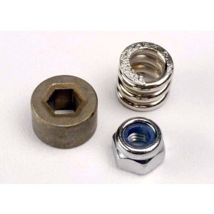 Slipper tension spring/ spur gear bushing & locknut, TRX1994