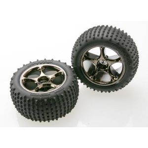 Tires & wheels, assembled (Tracer 2.2 black chrome wheels, A, TRX2470A