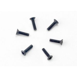 Screws, 2.5x10mm countersunk machine (hex drive) (6), TRX2523