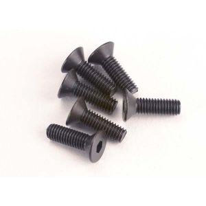 Screws, 3x10mm countersunk machine (6) (hex drive), TRX2551