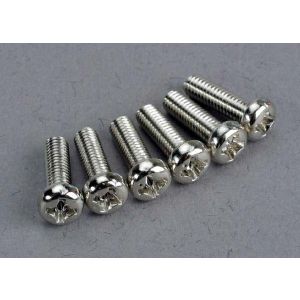 Screws, 3x10mm roundhead machine (6), TRX2560