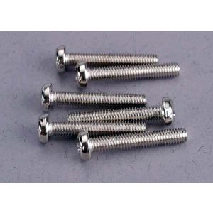 Screws, 3x18mm roundhead machine (6), TRX2565