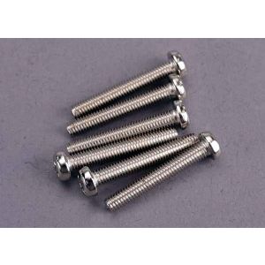 Screws, 3x20mm roundhead machine (6), TRX2566