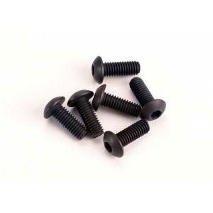 Screws, 3x8mm button-head machine (hex drive) (6), TRX2576