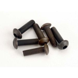 Screws, 3x10mm button-head machine (hex drive) (6), TRX2577