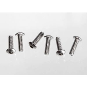 Screws, 3x10 button-head machine (hex drive) (stainless stee, TRX2577X