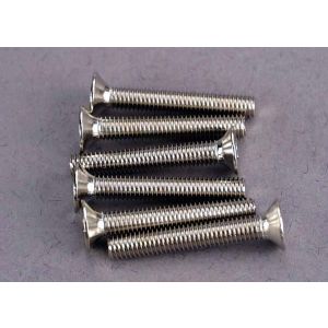 Screws, 3x20mm countersunk machine screws (6), TRX2590