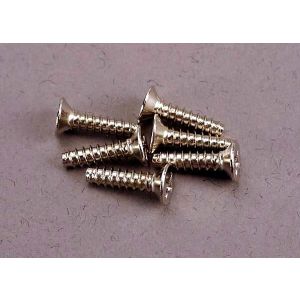 Screws, 3x12mm countersunk self-tapping (6), TRX2648