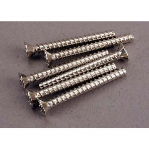 Screws, 3x28mm countersunk self-tapping (6), TRX2652