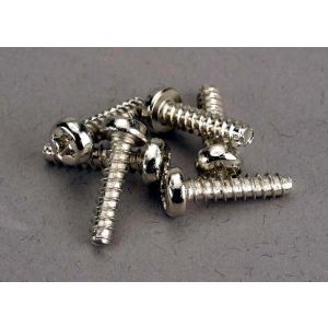 Screws, 3x12mm roundhead self-tapping (6), TRX2676