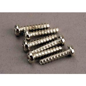 Screws, 3x14mm roundhead self-tapping (6), TRX2677