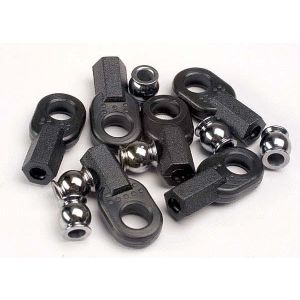 Rod ends, long (6)/ hollow ball connectors (6), TRX2742