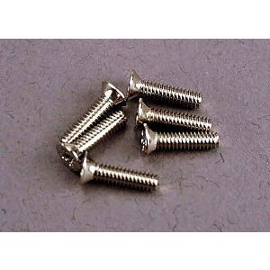 Screws, 2x8mm countersunk machine (6), TRX3161