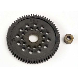 Spur gear (66-Tooth) (32-Pitch) w/bushing, TRX3166