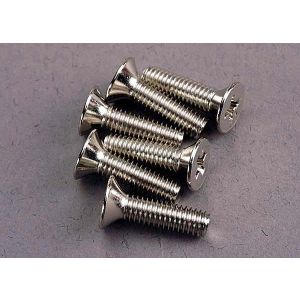 Screws, 4x15mm countersunk machine (6), TRX3167