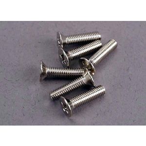 Screws, 3x12mm countersunk machine (6), TRX3178