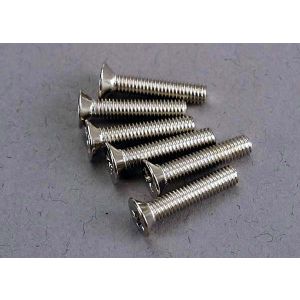 Screws, 3x15mm countersunk machine (6), TRX3179