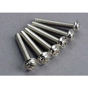 Screws, 3x20mm washerhead machine (6), TRX3188