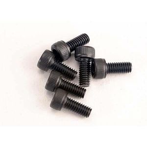 Screws, 2.5x6mm cap-head machine (hex drive) (6), TRX3215