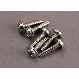 Screws, 3x12mm washerhead self-tapping (6), TRX3286