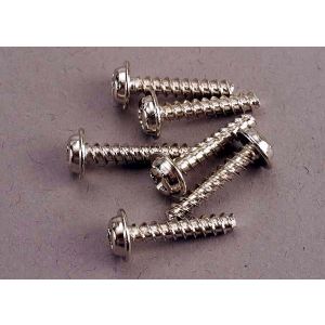 Screws, 3x15mm washerhead self-tapping (6), TRX3288