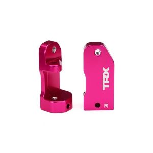 Caster blocks, 30-degree,PINK -anodized 6061-T6 aluminum (le, TRX3632P