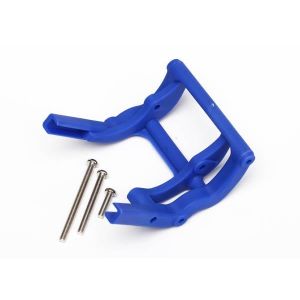 Wheelie bar mount (1)/ hardware (blue), TRX3677X