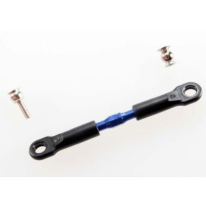 Turnbuckle, aluminum (blue-anodized), camber link, front, 39, TRX3737A