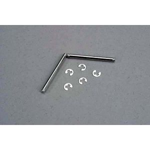 Suspension pins, 2.5x31.5mm (king pins) w/ E-clips (2) (stre, TRX3740