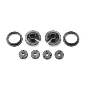 Spring retainers, upper & lower (2)/ piston head set (2-hole, TRX3768