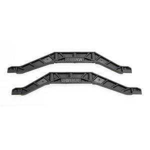 Chassis braces, lower (black) (2), TRX3921