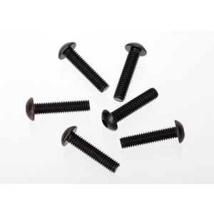 Screws, 4x18mm button-head machine (hex drive) (6), TRX3929