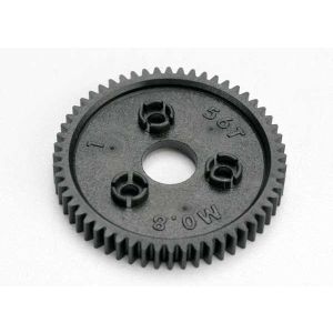 Spur gear, 56-tooth (0.8 metric pitch), TRX3957