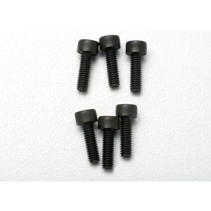 Screws, 2.5x8mm cap-head machine (6), TRX3965