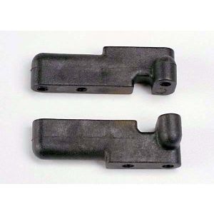 Servo mounts, steering/ shift (f&r) (black), TRX4918