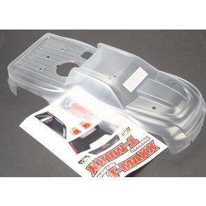 Body, T-Maxx (long wheelbase) (clear, requires painting)/ wi, TRX4921