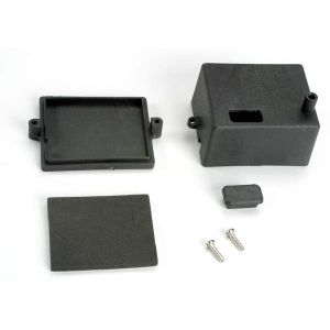 Box, receiver/ x-tal access rubber plug/ adhesive foam chass, TRX4924