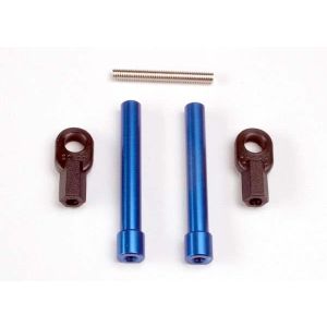 Bellcrank posts, aluminum (2)/ steering link threaded rod (3, TRX4944