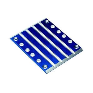 Skid plate, transmission, T6 aluminum (blue), TRX4947X