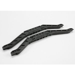 Chassis braces, lower (black) (for long wheelbase chassis) (, TRX4963