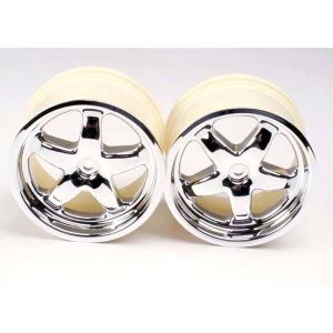 Wheels, T-Maxx (chrome) (2), TRX4972X