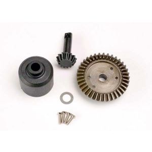 Ring gear, 37-T/ 13-T pinion/ diff carrier/6x10x0.5mm Teflon, TRX4981