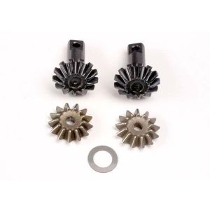 Diff gear set: 13-T output gear shafts (2)/ 13-T spider gear, TRX4982