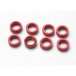 Spacer, pushrod (aluminum, red) (use with 5318 or 5318X push, TRX5133